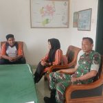Tanamkan Wawasan Kebangsaan, Babinsa Koramil 04/Pasir Penyu Serda Suharmansyah Gelar Komsos Bersama Pelajar