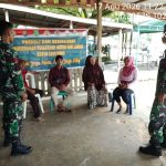 Babinsa Koramil 04/PP Serma Suriman Beserta Rekan-rekan Babinsa Rutin Melaksanakan Patroli Karhutla   