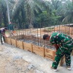 Pembangunan Jembatan Gantung Garuda Tahap V di Talang Pring Jaya Lanjutkan Pengecoran dan Pembuatan Mal
