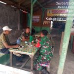 Babinsa Ramil 04 Pp Serka Budi Susanto Himbau Warga Desa Banjar Balam Hindari Pembakaran Lahan Demi Menjaga Kesehatan Bersama