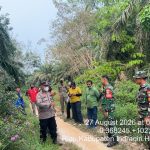 Cegah Karhutla, Patroli Gabungan Koramil 04/Pasir Penyu Sisir Desa Airmolek II