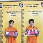 Aksi Kejar-Kejaran Pengedar Sabu di Kebun Sawit, Tim Satres Narkoba Polres Inhu Ringkus Dua Pelaku