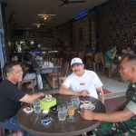 Babinsa Koramil 04/PP Laksanakan Komsos, Himbau Jaga Kamtibmas, Gunakan Masker, dan Larang Pembakaran Lahan