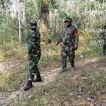 Babinsa Koramil 04/PP Pelda Adi Surachman Beserta Rekan-rekan Babinsa Rutin Melaksanakan Patroli Karhutla di Wilayah Binaan Guna Cegah Kebakaran